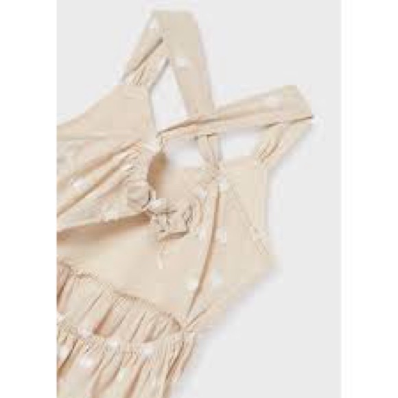 Mayoral Cream Ruffled High-Low Sundress - Picture 3 of 3